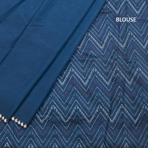 KSRTSR42184-4-Raw-Silk-Peacock-Blue-Thread-Work-Saree-With-Birds-Design-blouse