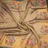 KSRTSR42198-5-Tissue-Golden-Brown-Saree-With-Zari-Buttas-And-Thread-Border-crush