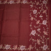 KSRTSR42216-2-Raw-Silk-Maroon-Zari-Checked-Saree-And-Floral-Thread-Border-02-full-veiw