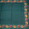 KSRTSR42225-2-Raw-Silk-Teal-Green-Zari-Stripes-Saree-And-Floral-Thread-Border-full-veiw