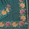 KSRTSR42225-3-Raw-Silk-Teal-Green-Zari-Stripes-Saree-And-Floral-Thread-Border-pallu