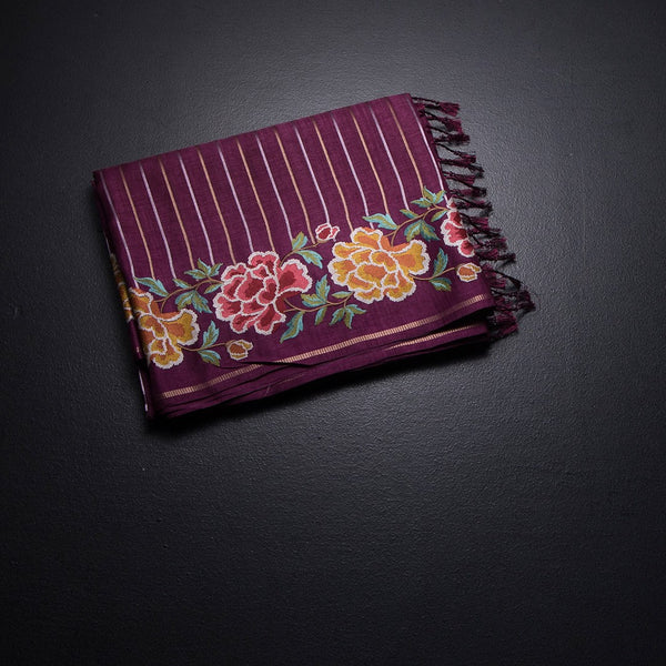 KSRTSR42227-1-Raw-Silk-Wine-Colour-Zari-Stripes-Saree-And-Floral-Thread-Border-fold