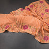 KSRTSR42288-Raw-Silk-Coral-Orange-Saree-With-Zari-Stripes-And-Floral-Thread-Border-main