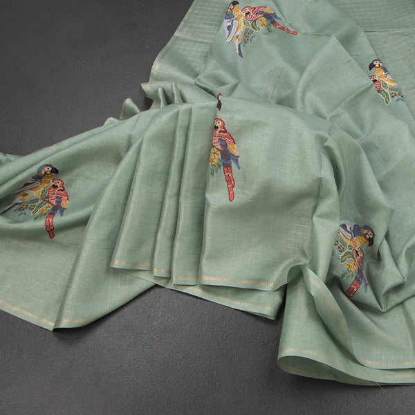 KSRTSR42296-Raw-Silk-Pista-Green-Thread-Work-Saree-With-Birds-Design-02-main