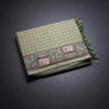 KSRTSR42298-1-Raw-Silk-Pista-Green-Zari-Checked-Saree-And-Thread-Border-02-fold