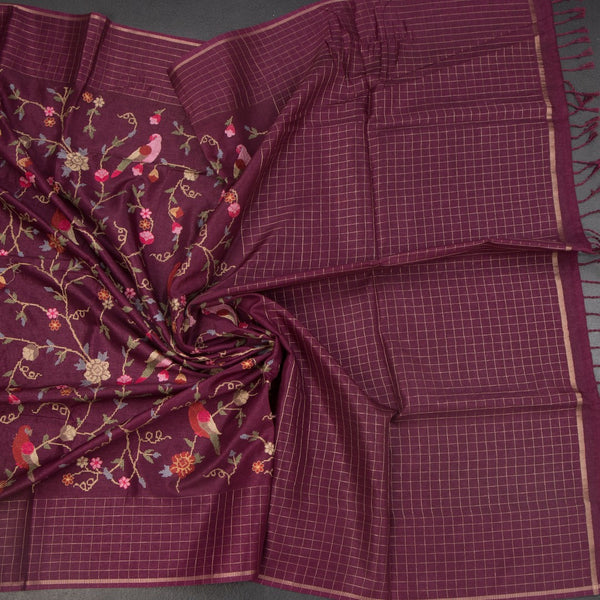 KSRTSR42304-4-Raw-Silk-Wine-Thread-Work-Saree-With-Birds-Design-02-crush