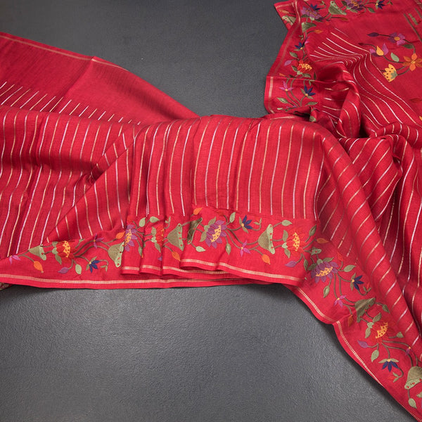 KSRTSR42322-Raw-Silk-Red-Zari-Stripes-Saree-And-Thread-Border-02-main