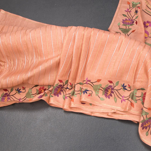 KSRTSR42326-Raw-Silk-Peach-Zari-Stripes-Saree-And-Thread-Border-03-main