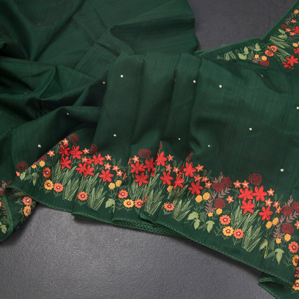 KSRTSR42335-Raw-Silk-Dark-Green-Saree-With-Zari-buttas-And-Thread-Border-02-main