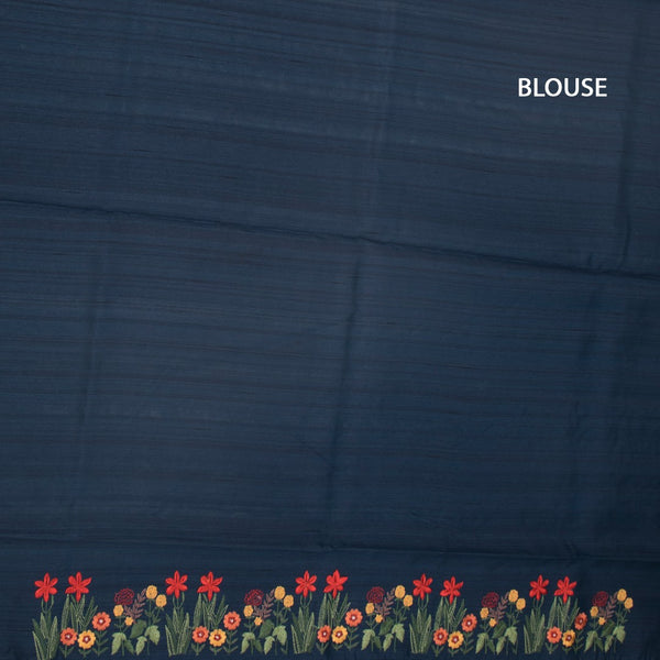 KSRTSR42340-3-Raw-Silk-Teal-Blue-Saree-With-Zari-buttas-And-Thread-Border-blouse