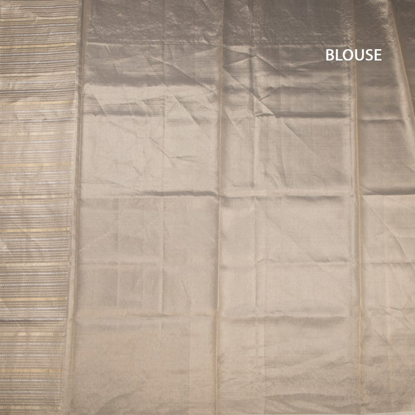 KSRTSR42360-3-Tissue-Cream-Zari-Stripes-Saree-And-Floral-Border-blouse