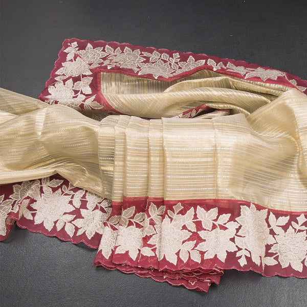 KSRTSR42363-Tissue-Cream-Zari-Stripes-Saree-And-Floral-Border-04-main