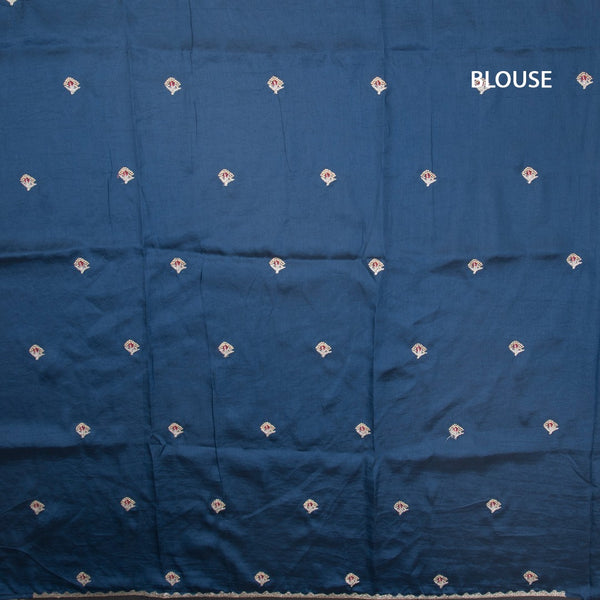 KSRTSR42372-3-Raw-Silk-Teal-Blue-Zari-Worked-Saree-In-Tree-Design-blouse