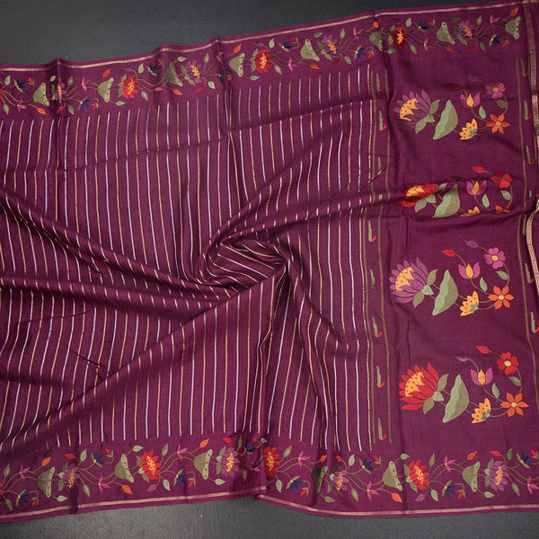 KSRTSR42380-4-Raw-Silk-Purple-Zari-Stripes-Saree-And-Thread-Border-crush