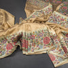 KSRTSR42391-Tissue-Gold-Saree-With-Floral-Thread-Border-main