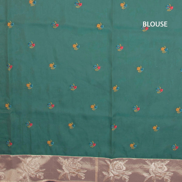 KSRTSR42454-3-Organza-Jade-Green-Floral-Thread-Work-Saree-blouse