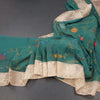 KSRTSR42454-Organza-Jade-Green-Floral-Thread-Work-Saree-main