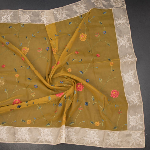 KSRTSR42455-4-Organza-Mustard-Yellow-Floral-Thread-Work-Saree-crush