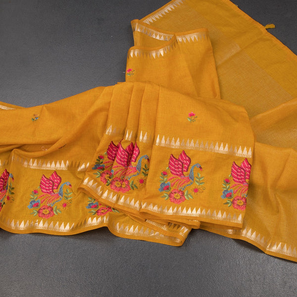 KSRTSR42461-Raw-Silk-Mango-Yellow-Thread-Work-Saree-04-main