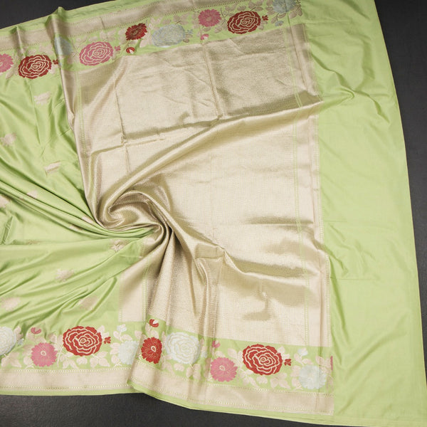 KSRTSR42500-4-Banaras-Light-Green-Floral-Zari-Worked-Saree-crush