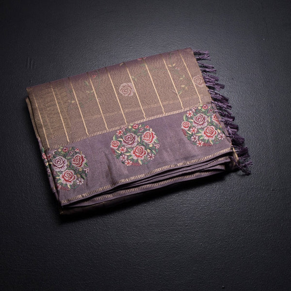 KSRTSR42517-1-Tissue-Shot-Colour-Zari-Stripes-Saree-And-Floral-Border-fold