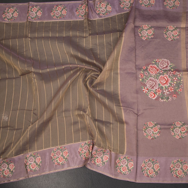 KSRTSR42517-4-Tissue-Shot-Colour-Zari-Stripes-Saree-And-Floral-Border-crush