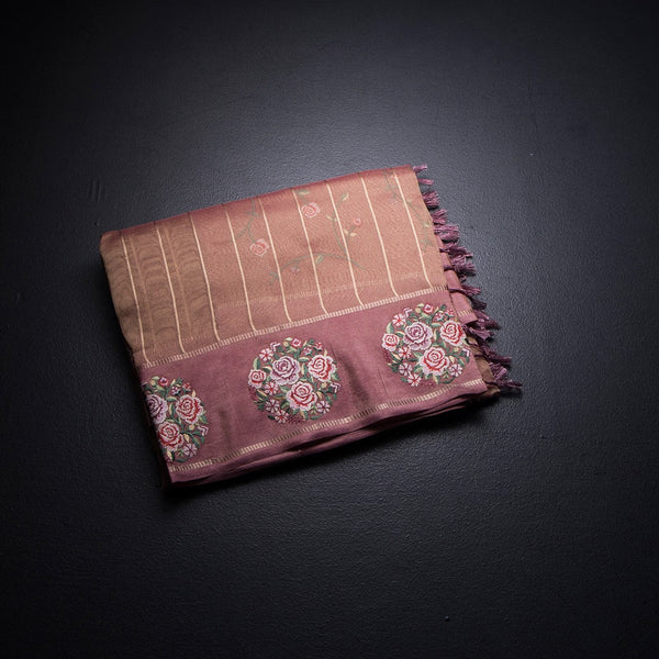KSRTSR42520-1-Tissue-Shot-Colour-Zari-Stripes-Saree-And-Floral-Border-02-fold