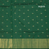KSRTSR42526-3-Banaras-Dark-Green-Ikkat-Pattern-Saree-02-blouse