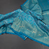 KSRTSR42537-Banaras-Peacock-Blue-Ikkat-Pattern-Saree-main