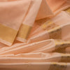 Peach Semi Silk Dhoti 01
