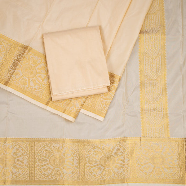 Sandal Semi Silk Dhoti 03