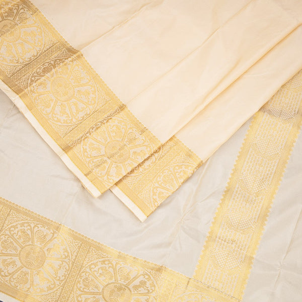 Sandal Semi Silk Dhoti 03