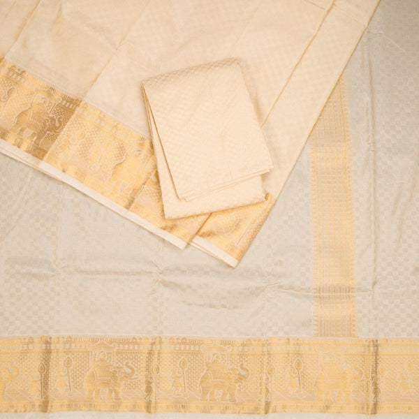 8 X 4 Sandal Semi Silk Dhoti 03