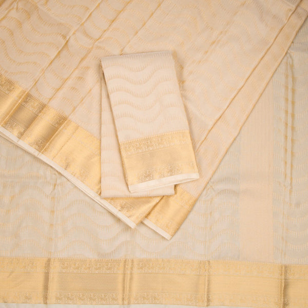 8 X 4 Sandal Semi Silk Dhoti 05