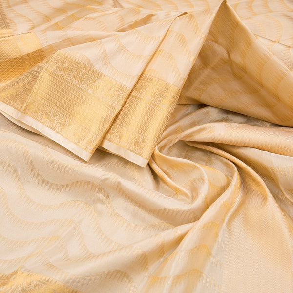 8 X 4 Sandal Semi Silk Dhoti 05