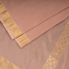 Copper Semi Silk 8 Mozham Dhoti With Matching Shirt Material 02