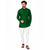 Semi Silk Dark Green Plain 3/4 Kurta