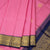 Rose Pink Silk Saree With Peacock Motif And Zari Border - Kumaran Silks