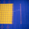 Yellow Checked Silk Saree And Contrast Border - Kumaran Silks