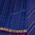 Dark Blue Checked Silk Saree And Pink With Zari Border - Kumaran Silks