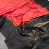 Shot Colour Silk Saree With Malli Moggu Zari Buttas And Black Temple Border