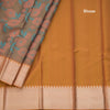 Stylish Chrysanthemum Inspired Silk Saree With Kanchi Border