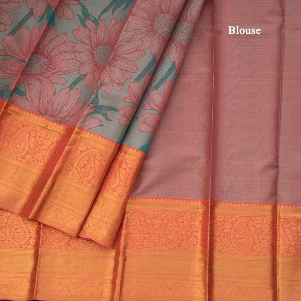 Sunflower Garden Silk Saree