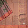 Half And Half Pink Clover Colour Silk Saree