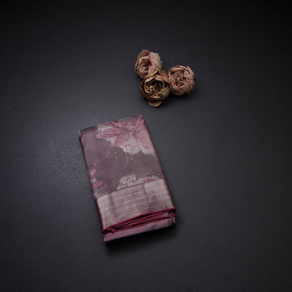 Celestial Lotus Tissue Silk Saree