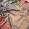 Stylish Half-And-Half Silk Saree With Flower Shower Border