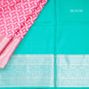Pink Soft Silk Saree With Windmill Inspired Body Pattern And Kanchi Border