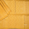 Mustard Soft Silk Saree With Tiny Buttis On Body And Stylish Border