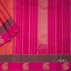 Multi Colour Thread Work Silk Saree And Double Colour Border