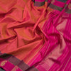 Multi Colour Thread Work Silk Saree And Double Colour Border